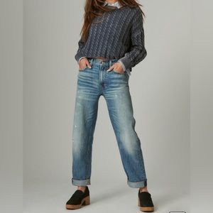 Lucky Boy Mid rise relaxed straight fit